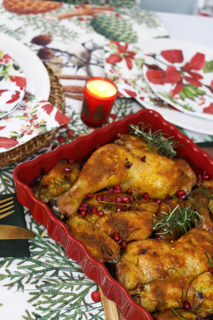 FRANGO COM ROMÃ para a Ceia de Natal